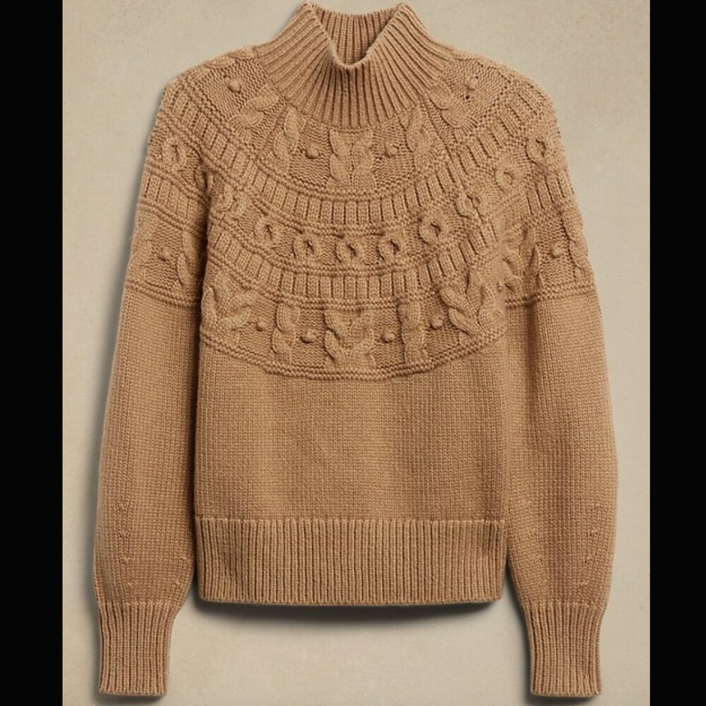 Banana Republic Couronne Sweater- Brown